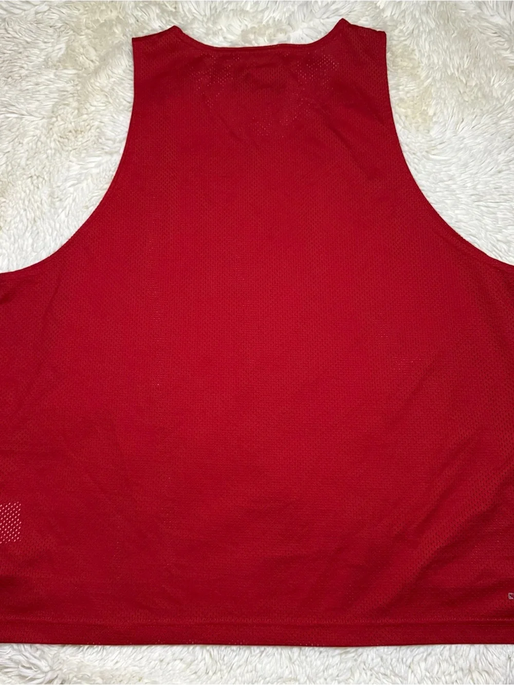 Jordan Men's Red Mesh Tank with Jumpman Logo size large